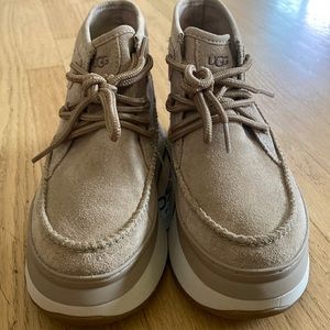 Platform lace up Uggs